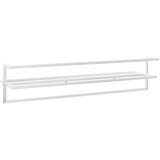  Stalak za ručnike bijeli 95 x 25 x 22 cm željezni | shoptok.hr