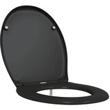  WC daska Crna 47 x 37 x 4 cm Duroplast | Eponuda.com