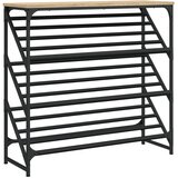 Maison Chic Regal za čevlje - Polica za čevlje sonoma hrast 90x30x85 cm inženirski les, (21778207) Cene