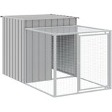  Kavez za kokoši s igralištem svjetlosivi 110x1017x110cm čelični | shoptok.hr
