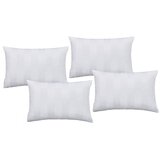 Catherine Lansfield Satenaste prevleke za vzglavnik v kompletu 4 ks 75x50 cm So Soft Satin Stripe – Cene