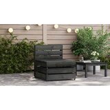  Srednja vrtna sofa od paleta od sivo impregnirane borovine | shoptok.hr