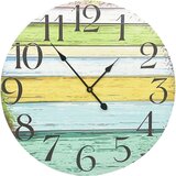  325185 Wall Clock Multicolour 60 cm MDF | shoptok.hr