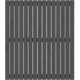  Zidno uzglavlje sivo 95,5x3x110 cm od masivne borovine | shoptok.hr