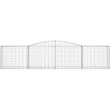  Lučne gabionske košare 6 kom 400x50x80/100 cm pocinčano željezo | shoptok.hr
