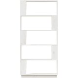 Ormarić za knjige / pregrada bijeli 80x25x163,5 cm od borovine | Eponuda.com