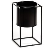  Stalak za cveće RING 40x23 cm, crne boje | Eponuda.com