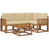  Set vanjskih sofa 5 kom. Prirodna i bež | shoptok.hr