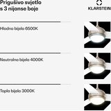 Klarstein El Paso stropni ventilator sa svjetlom | 132 cm | 35 W | Tihi rad | Drvo | shoptok.hr