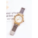 Giorgio&Dario Giorgio & Dario Women's Watch With A Magnet Bracelet Silver-Gold Cene