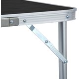  Sklopivi stol za kampiranje sivi aluminijski 240 x 60 cm | shoptok.hr