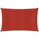  Senčno jadro 160 g/m² rdeče 3x4 m HDPE, (20965636) | Shoptok.si