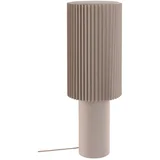 Bež tekstilna stoječa svetilka (višina 80 cm) Harriet –