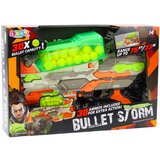 Pištolj za igru s pjenastim kuglicama Bullet Storm s dometom 23 m - 30 metaka | shoptok.hr