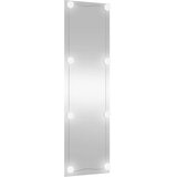  Zidno ogledalo s LED svjetlima 30 x 100 cm stakleno pravokutno | shoptok.hr