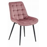  BERA stolica - tamno ružičasti baršun / crne noge x 2 | shoptok.hr