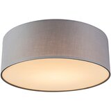 QAZQA Stropna svetilka siva 30 cm vključno z LED - Drum LED Cene