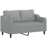  3-dijelni set sofa s jastucima svjetlosivi od tkanine | shoptok.hr