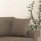  Ukrasni jastuci 2 kom smeđesivi 40 x 40 cm od tkanine | shoptok.hr