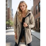 DStreet Kurtka damska parka VERONI beżowa | Shoptok.si