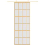  Drsna vrata zlata 76x205 cm mat ESG steklo in aluminij, (20983119) | Shoptok.si