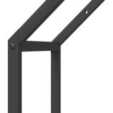  Stalak za drva crni 40x25x90 cm hladno valjani čelik | Eponuda.com