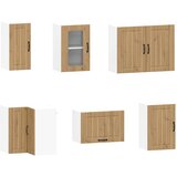  11-dijelni set kuhinjskih ormarića Kalmar konstruiranog drva | shoptok.hr