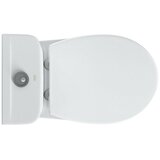 Grohe 39346000 Bau Ceramic talna brezrobna WC školjka monoblok (talni izliv) z WC desko s počasnim zapiranjem | Shoptok.si