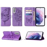 Chameleon Preklopna torbica (WLGO-Butterfly) za Samsung Galaxy S22+, vijolična | Shoptok.si