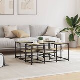 Stolić za kavu boja hrasta 91x91x40 cm konstruirano drvo | Eponuda.ba