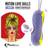 Feelztoys Vibracijski jajček - Motion Love Balls Jivy | Shoptok.si