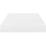  Plutajuće zidne police 4 kom sjajne bijele 40 x 23 x 3,8 cm MDF | Eponuda.com