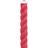  Uže od jute 10 mm Crvena 100% Juta Tossa | shoptok.hr