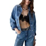 Liu Jo Jeans jakne UA6125D4854 Modra Cene