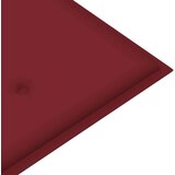  Zložljiva vrtna klop z blazino 118 cm bambus, (20980219) | Shoptok.si