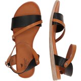 Mustang Sandali karamel / črna | Shoptok.si