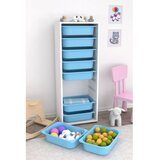 Hanah home višenamenska polica zola 9N white blue | ePonuda.com