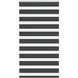 vidaXL Zavjesa zebra crna 70x150 cm širina tkanine 65,9 cm poliester | shoptok.hr