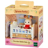 SYLVANIAN FAMILIES Dojenček čokoladni zajček v posteljici Cene