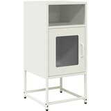 Maison Chic Nočna omarica - Nočna miza Bela 36x39x78 cm Hladno valjano jeklo, (21687055) Cene