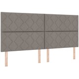  Krevet od pjene s madracem i LED-om Sivosmeđa 200 x 200 cm | shoptok.hr