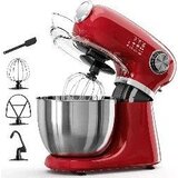 Swiss Haus SH-KM1905 planetarni mešalnik 1000 W, 5 L – rdeč | Shoptok.si