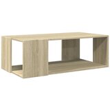 Maison Chic Klubska mizica - kavna mizica - Nizka mizica sonoma hrast 89,5x48x30 cm inženirski les, (21752430) Cene