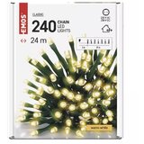 Emos LED božična veriga, 24 m, zunanja in notranja, topla bela, časovnik D4AW05 | Shoptok.si