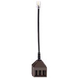 Rutenbeck telefon adapter [1x RJ45 vtič 8p8c - 3x moški konektor TAE-N] 0.15 m, (20411055) Cene
