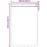  Čipkasta zavjesa sa zavjesama Bijelo 150 x 240 cm Poliester | shoptok.hr