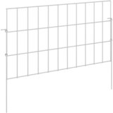 vidaXL Ograja za vrt z žeblji 48 pcs 55 x 30 cm Mesh Pocinkano jeklo, (5000301704) Cene