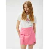 Koton Printed T-Shirt Crew Neck Short Sleeve Cotton