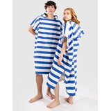 Blue Tomato Terry Stripes Surf poncho white / blue | Shoptok.si