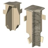 Egger Notranji vogalnik Cubical (2 kos) u